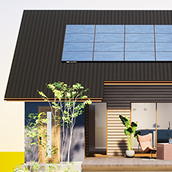 <p>太陽光発電システム<br />
30年出力保証付き</p>
